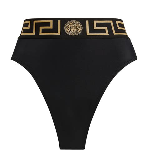 versace high waist bikini bottom.